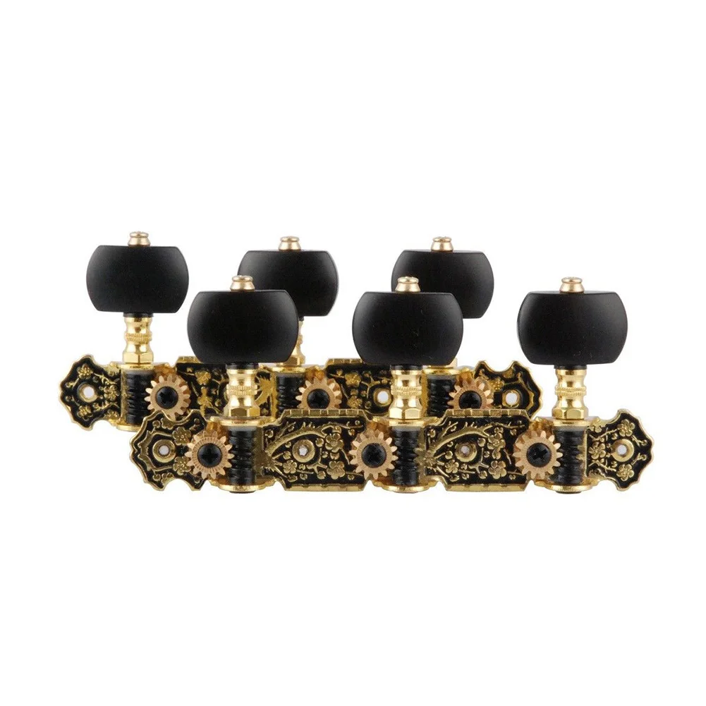 Classical Guitar String Button Vintage Guitar Tuning Pegs Grove Key 3R 3L Gold Plated Machine Heads
Classical Guitar String Button Vintage Guitar Tuning Pegs Grove Key 3R 3L Gold Plated Machine Heads