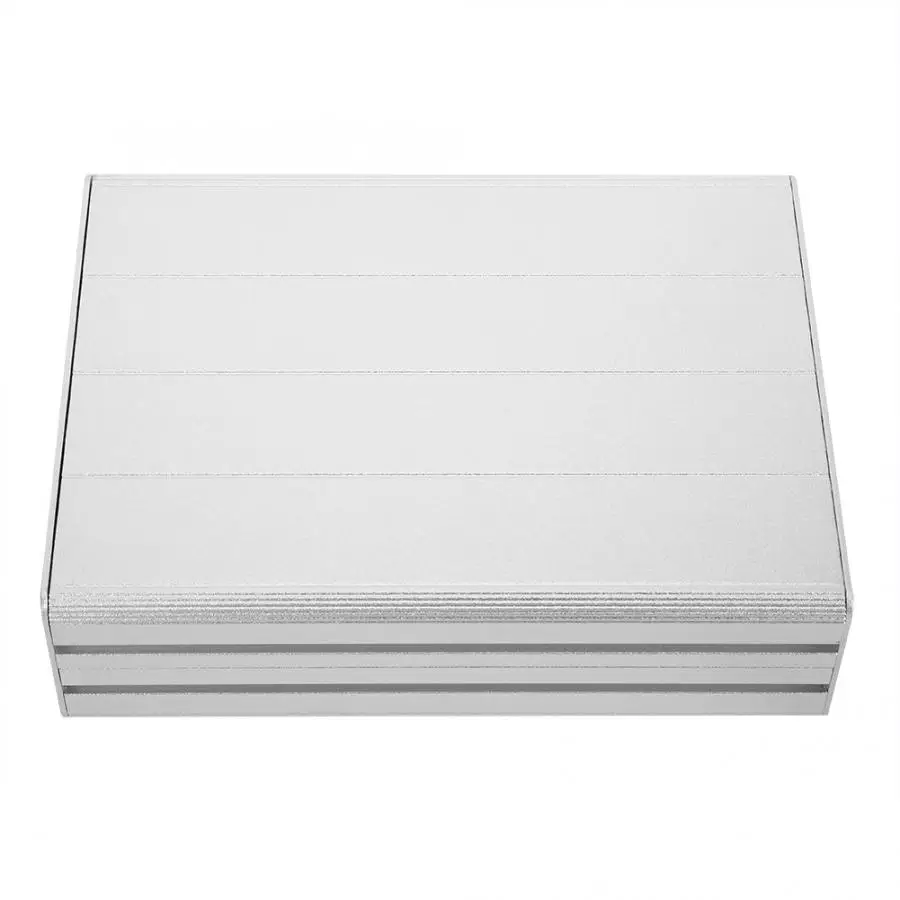 Enclosure Boxe 45x122x160mm Aluminum Alloy Project Box Circuit Board Shell Housing Case for Decoder GPS Silver
Enclosure Boxe 45x122x160mm Aluminum Alloy Project Box Circuit Board Shell Housing Case for Decoder GPS Silver
