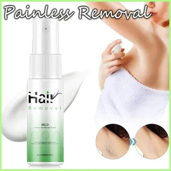 Effectively Permanent Painless Hair Removal Spray Hair Growth Inhibitor Removal Beard Bikini Intimate Face Legs Body Essence
Effectively Permanent Painless Hair Removal Spray Hair Growth Inhibitor Removal Beard Bikini Intimate Face Legs Body Essence