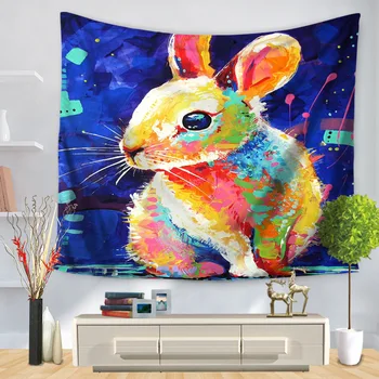 Animal Tapestry Turtle Rabbit Bird Elephant Painting Pattern Tapestry Wall Hanging Carpet Rectangle Bedspread Home Decorative
Animal Tapestry Turtle Rabbit Bird Elephant Painting Pattern Tapestry Wall Hanging Carpet Rectangle Bedspread Home Decorative