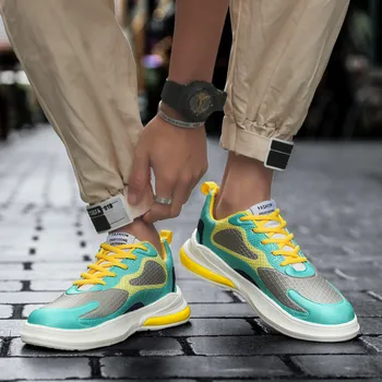 Men's Fashion Designer Sports Shoes Thick Bottom Kanye Sneakers Casual Shoes Flyweave Chunky Sneakers Tenis Sapato Masculino
Men's Fashion Designer Sports Shoes Thick Bottom Kanye Sneakers Casual Shoes Flyweave Chunky Sneakers Tenis Sapato Masculino