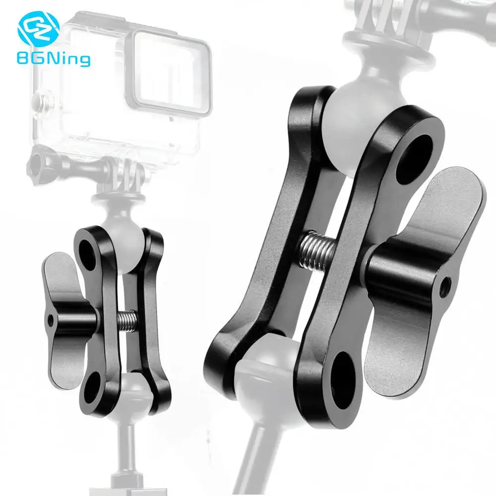 BGNING Aluminum Upgrade Extended Butterfly Clip 1inch Ball Head Clamp CNC Diving Waterproof for GoPro SLR Underwater Photography
BGNING Aluminum Upgrade Extended Butterfly Clip 1inch Ball Head Clamp CNC Diving Waterproof for GoPro SLR Underwater Photography