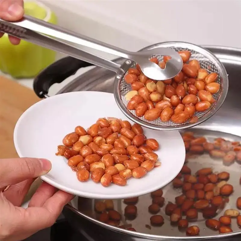 Multi-functional Stainless Steel Clamp Strainer Filter Spoon With Clip Food Kitchen Oil-Frying Salad BBQ Filter
Multi-functional Stainless Steel Clamp Strainer Filter Spoon With Clip Food Kitchen Oil-Frying Salad BBQ Filter