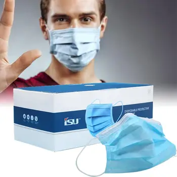 50Pcs Disposable Protective Mask 3-Layer Filter Protective Mask Anti-Fog Masks Dust-Proof Mask Anti-Saliva Wholesale
50Pcs Disposable Protective Mask 3-Layer Filter Protective Mask Anti-Fog Masks Dust-Proof Mask Anti-Saliva Wholesale