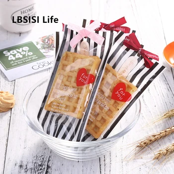 LBSISI Life 100pcs Cake Candy Cookie Bags Stripe DIY Gift Packaging Biscuits Birthday Party Favor Hang Hole Bag For Supermarket
LBSISI Life 100pcs Cake Candy Cookie Bags Stripe DIY Gift Packaging Biscuits Birthday Party Favor Hang Hole Bag For Supermarket