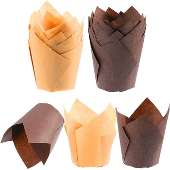 200 Pieces Tulip Cupcake Liner Baking Cups Paper Cupcake and Muffin Baking Cups for Weddings and Birthday (Brown and Nature Colo
200 Pieces Tulip Cupcake Liner Baking Cups Paper Cupcake and Muffin Baking Cups for Weddings and Birthday (Brown and Nature Colo