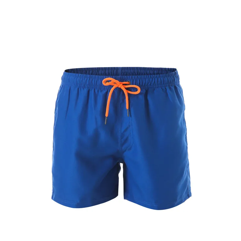 Фото Пляжные шорты мужские дышащие спортивные для плавания однотонные пляжные с