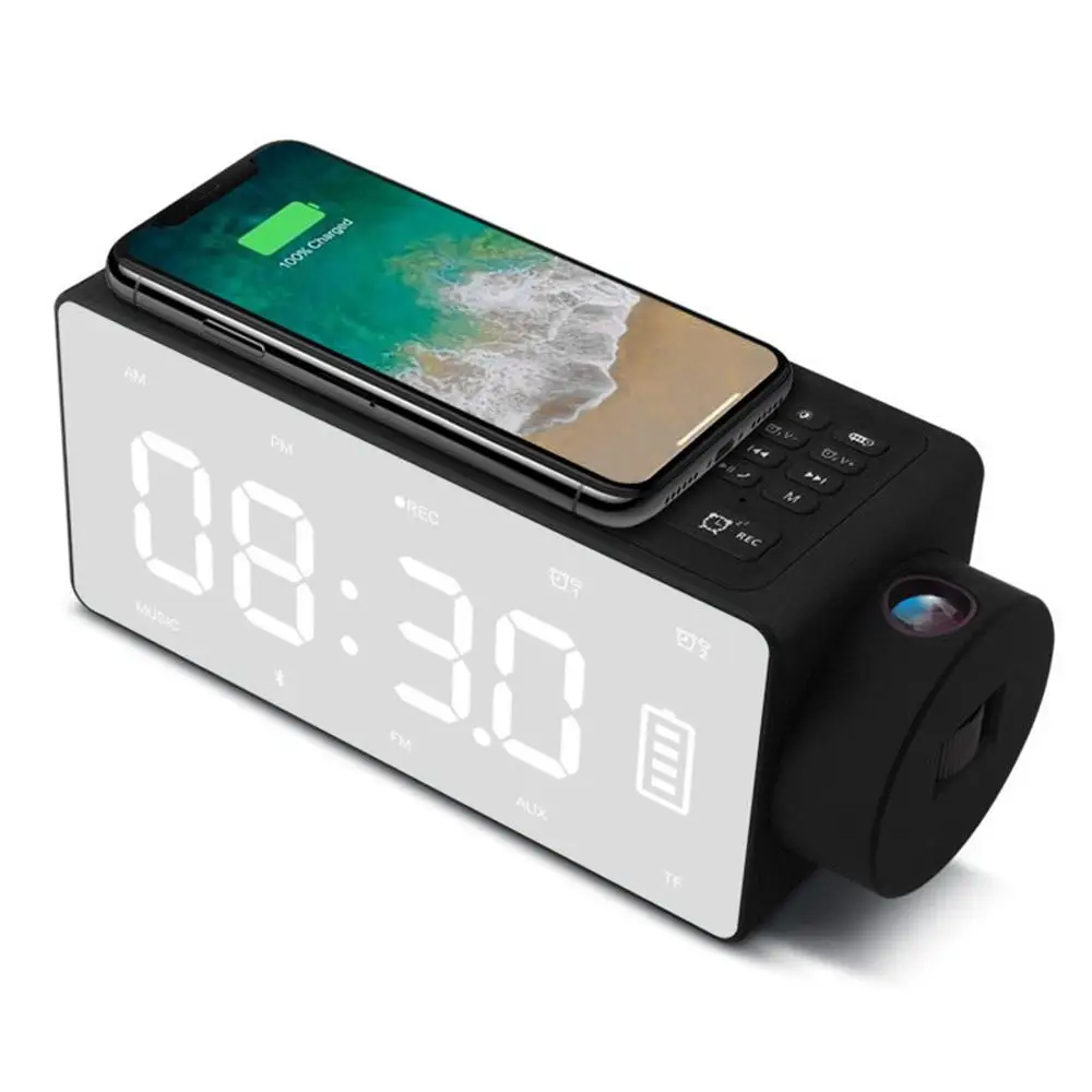 New Intelligent 4 in 1 Multi-function Bluetooth Speaker High Power Wireless Charger Alarm Clock Mirror Shocking Stereo Speakers
New Intelligent 4 in 1 Multi-function Bluetooth Speaker High Power Wireless Charger Alarm Clock Mirror Shocking Stereo Speakers
