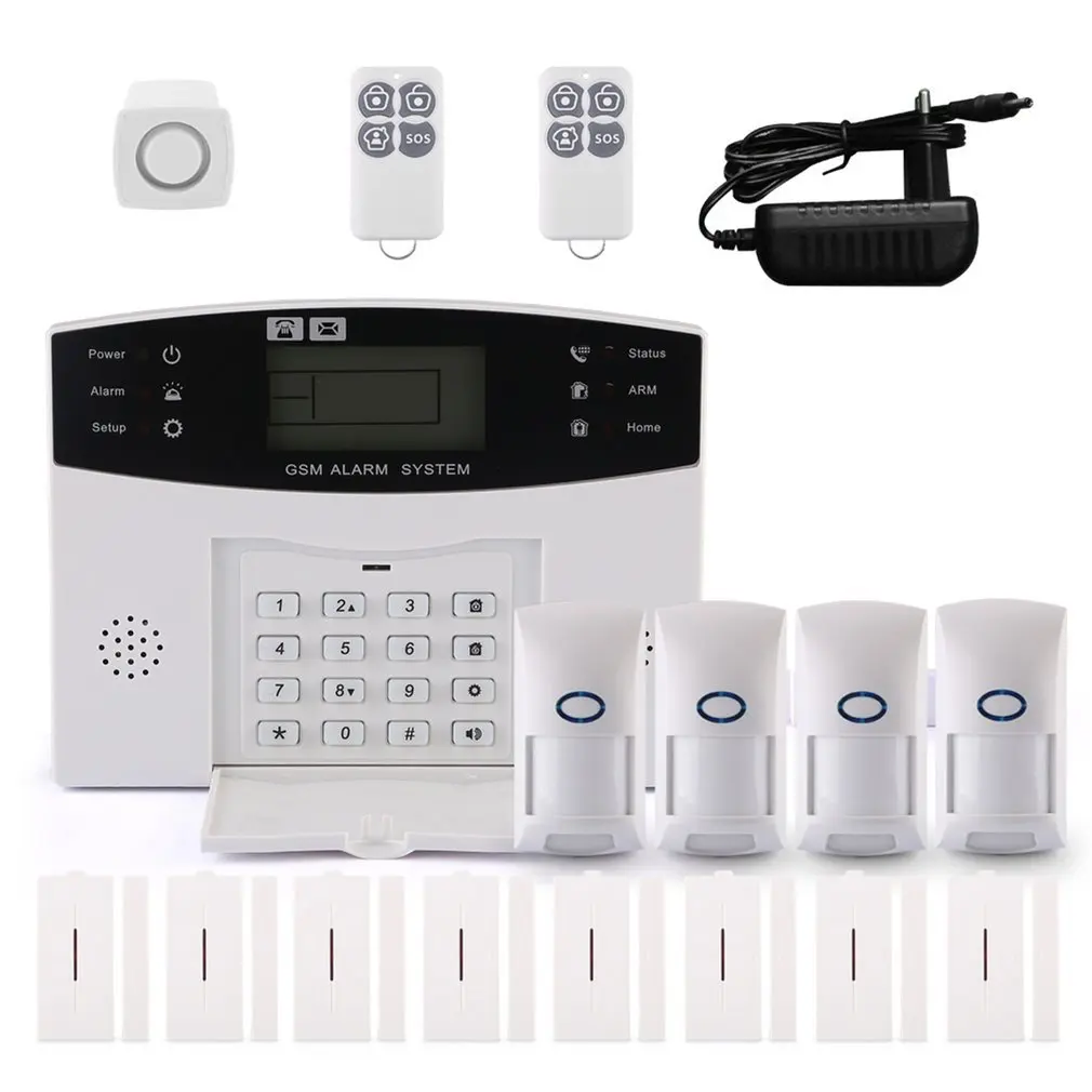 

Smart Home Burglar Security Alarm System Intelligent Alarm APP Control Voice Prompt Alarm Kit For Android For IOS