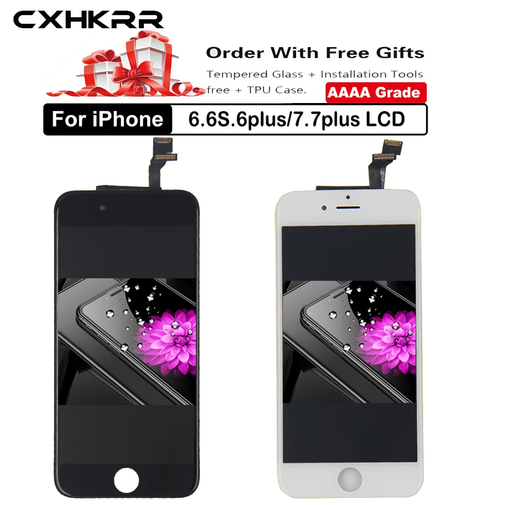 For iPhone 6 6S Plus 7 7Plus LCD Display With 3D Force Touch Screen Digitizer Replacement Assembly Parts LCD screen
For iPhone 6 6S Plus 7 7Plus LCD Display With 3D Force Touch Screen Digitizer Replacement Assembly Parts LCD screen