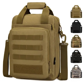 Tactical Hand bag A4 book Men's bag Shoulder Bag Men's messenger bag kit 12-inch computer bag vertical tote bag
Tactical Hand bag A4 book Men's bag Shoulder Bag Men's messenger bag kit 12-inch computer bag vertical tote bag