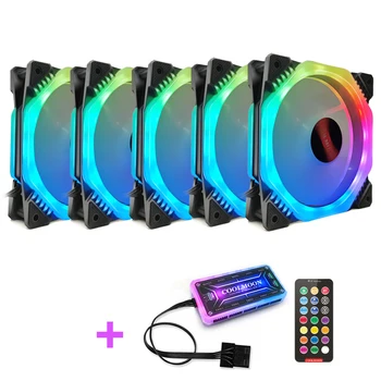 COOLMOON FANGZHOU2 Computer Case PC Cooling Fan RGB Adjust 120Mm Quiet + IR Remote New Computer Cooler RGB CPU Case Fan
COOLMOON FANGZHOU2 Computer Case PC Cooling Fan RGB Adjust 120Mm Quiet + IR Remote New Computer Cooler RGB CPU Case Fan