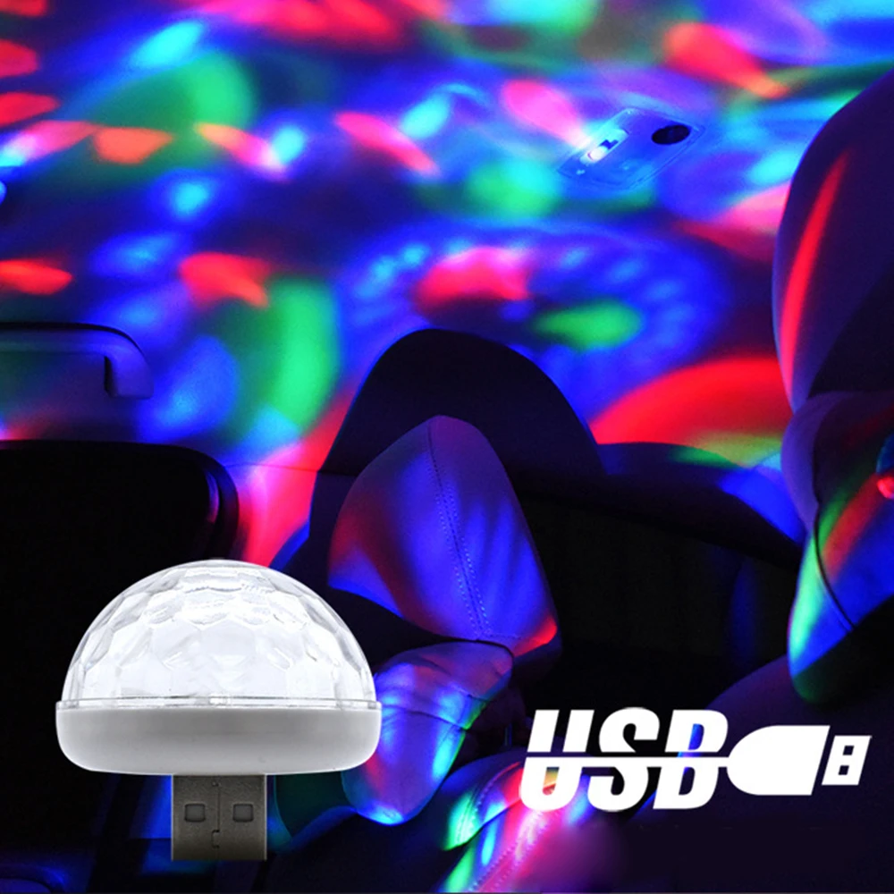 Voice control small magic ball lamp RGB mobile phone usb crystal magic ball stage lamp 3w mini colorful dj little magic ball 4
Voice control small magic ball lamp RGB mobile phone usb crystal magic ball stage lamp 3w mini colorful dj little magic ball 4