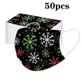50pc Multicolor Snowflake Print Masks Mondmasker Protection Breathable Face Mask Masque Disposable Earloop Mask Mascarillas
50pc Multicolor Snowflake Print Masks Mondmasker Protection Breathable Face Mask Masque Disposable Earloop Mask Mascarillas
