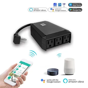 Outdoor Wifi smart socket mobile phone timing switch socket remote control smart home Alexa rules
Outdoor Wifi smart socket mobile phone timing switch socket remote control smart home Alexa rules