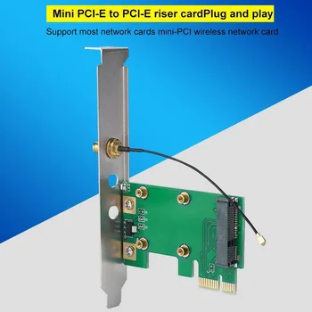 Adapter Card Replacement Accessories Professional Convertor Antenna Wireless WiFi Add On Desktop PC Laptop MiniPCI-E To PCI-E
Adapter Card Replacement Accessories Professional Convertor Antenna Wireless WiFi Add On Desktop PC Laptop MiniPCI-E To PCI-E