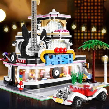 Building Blocks toy Assembling small particles Building Blocks set Guitar House Lighting Version Creative Street View Series Toy
Building Blocks toy Assembling small particles Building Blocks set Guitar House Lighting Version Creative Street View Series Toy