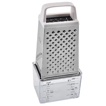 Manual Dishwasher Safe Stainless Steel 4 Sided Blades Carrot Cucumber Vegetables Cutter Cheese Slicer Box Grater Container
Manual Dishwasher Safe Stainless Steel 4 Sided Blades Carrot Cucumber Vegetables Cutter Cheese Slicer Box Grater Container