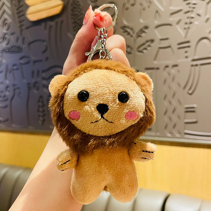 New creative plush toy lion keychain cute shy lion plush car keychain bag hanging decorations birthday gift
New creative plush toy lion keychain cute shy lion plush car keychain bag hanging decorations birthday gift
