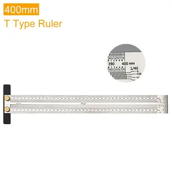 High-precision Scale Ruler T-Rule Hole Ruler Stainless Woodworking Scribing Mark Scriber Gauge Carpenter Measuring Tool
High-precision Scale Ruler T-Rule Hole Ruler Stainless Woodworking Scribing Mark Scriber Gauge Carpenter Measuring Tool