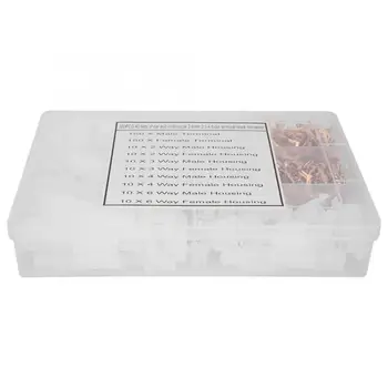 Connector 380PCS 2.8mm Terminal Blocks 2Pin 3Pin 4Pin 6Pin Male Female Terminal & Housing Kit led strip connector
Connector 380PCS 2.8mm Terminal Blocks 2Pin 3Pin 4Pin 6Pin Male Female Terminal & Housing Kit led strip connector