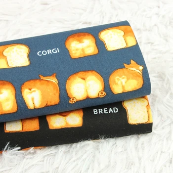 45*110cm Cotton Cartoon Bread Dog Print Fabric Patchwork Needlework DIY Handmade Cloth Dress Sewing Material Quilting Bedding
45*110cm Cotton Cartoon Bread Dog Print Fabric Patchwork Needlework DIY Handmade Cloth Dress Sewing Material Quilting Bedding