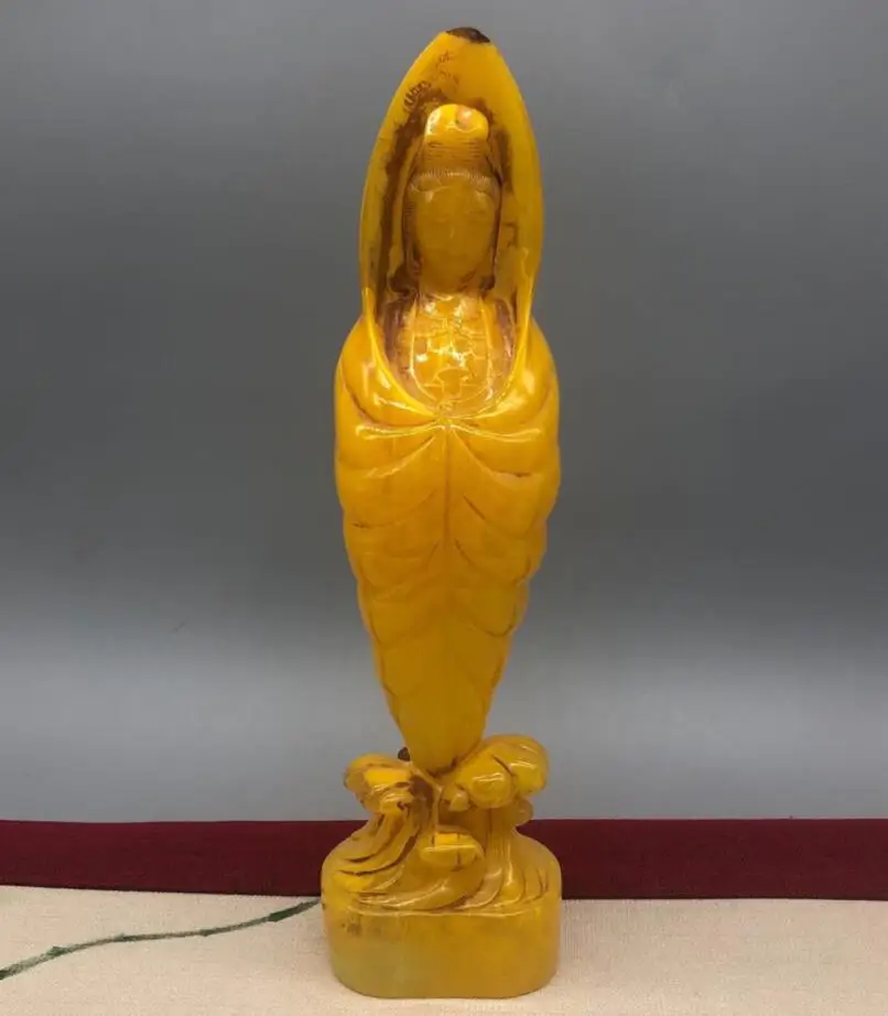 Китайская имитация пчелиного воска Guanyin bodhisattva ремесла статуя 
Китайская имитация пчелиного воска Guanyin bodhisattva ремесла статуя