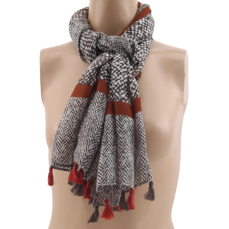 Новый модный простой шарф женские хлопковые льняные шарфы летняя пляжная