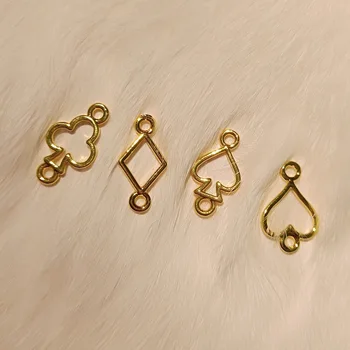 Playing Card Suit Open Bezel Connector Charm Kawaii Deco Frame for UV Resin Jewelry Making Wholesale Lots Bulk Jewelry Findings
Playing Card Suit Open Bezel Connector Charm Kawaii Deco Frame for UV Resin Jewelry Making Wholesale Lots Bulk Jewelry Findings
