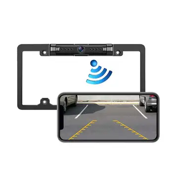 Wireless Backup Camera WIFI Reversing Camera Dash Cam Star Night Vision Rear View Camera Waterproof License Plate Frame Camera
Wireless Backup Camera WIFI Reversing Camera Dash Cam Star Night Vision Rear View Camera Waterproof License Plate Frame Camera