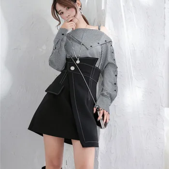 Korea 2020 New Irregular High Waist Mini All-match Female's Fake Pockets Bottoms Autumn Winter Sexy Skirt E146
Korea 2020 New Irregular High Waist Mini All-match Female's Fake Pockets Bottoms Autumn Winter Sexy Skirt E146