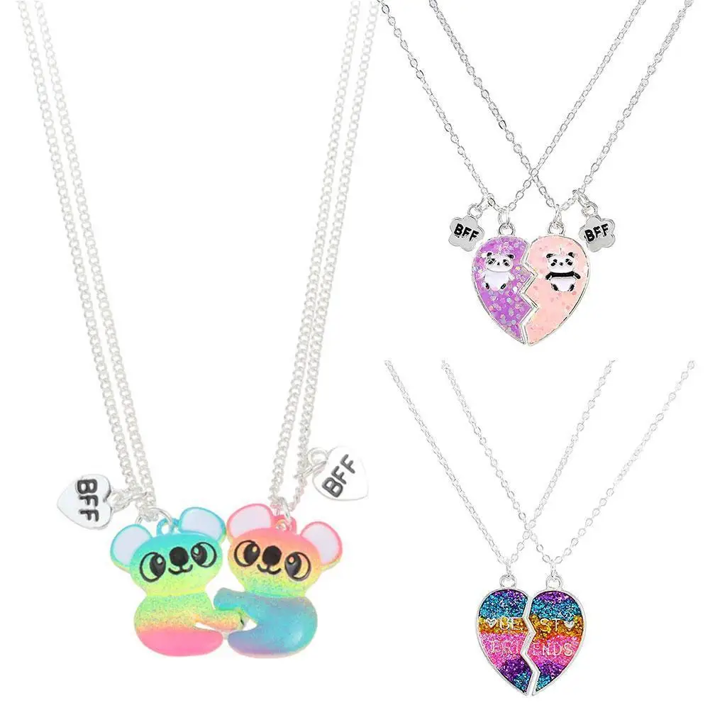 2 шт./компл. магнитные ожерелья Best Friends красочная подвеска Koala/Сова/сердце