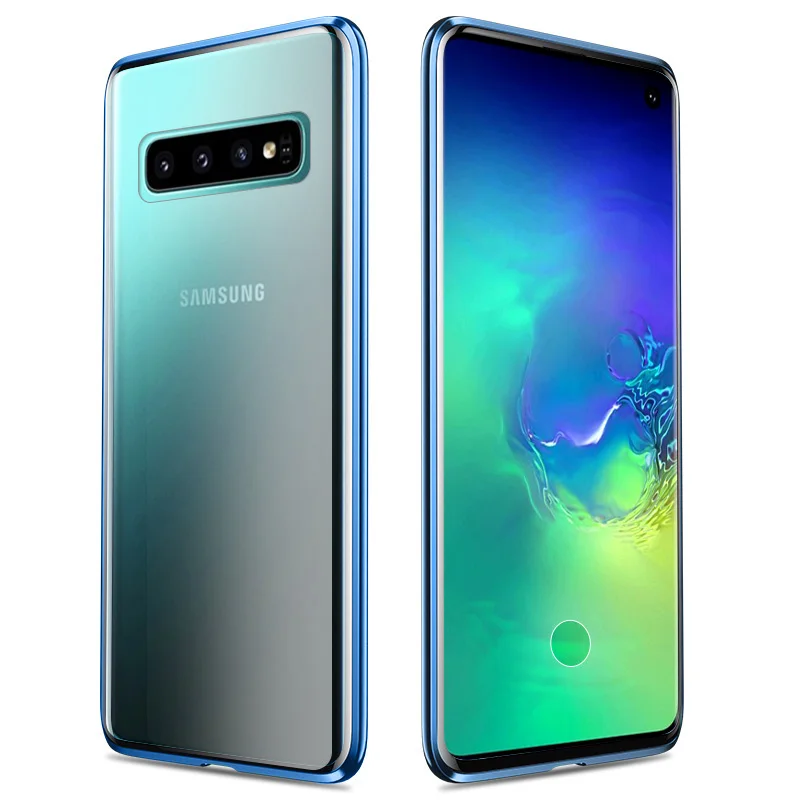 Manderm Phone Case For Samsung Galaxy S10 Full Body Protection Magnetic Adsorption Metal Tempered Glass Case For S10 Plus
Manderm Phone Case For Samsung Galaxy S10 Full Body Protection Magnetic Adsorption Metal Tempered Glass Case For S10 Plus
