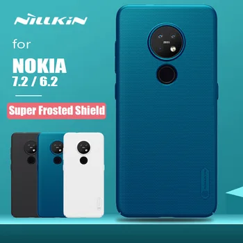 

For Nokia 7.2 Case Nillkin Super Frosted Shield For Nokia 6.2 7.2 Ultra-Thin Hard PC Matte Back Cover Capa for Nokia7.2 Cases