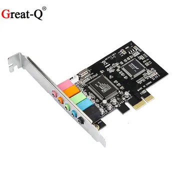 Sound card PCIE 5.1 channels CMI8738 Chipset Audio Digital interface PCI Express SoundCard
Sound card PCIE 5.1 channels CMI8738 Chipset Audio Digital interface PCI Express SoundCard
