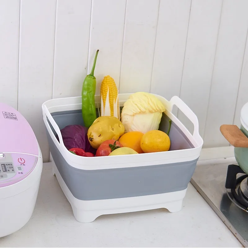 Creative Foldable Bucket Washbasin Fruit and Vegetable Cleaning Basket Kitchen Portable Storage Basket Washing Vegetable Basket
Creative Foldable Bucket Washbasin Fruit and Vegetable Cleaning Basket Kitchen Portable Storage Basket Washing Vegetable Basket