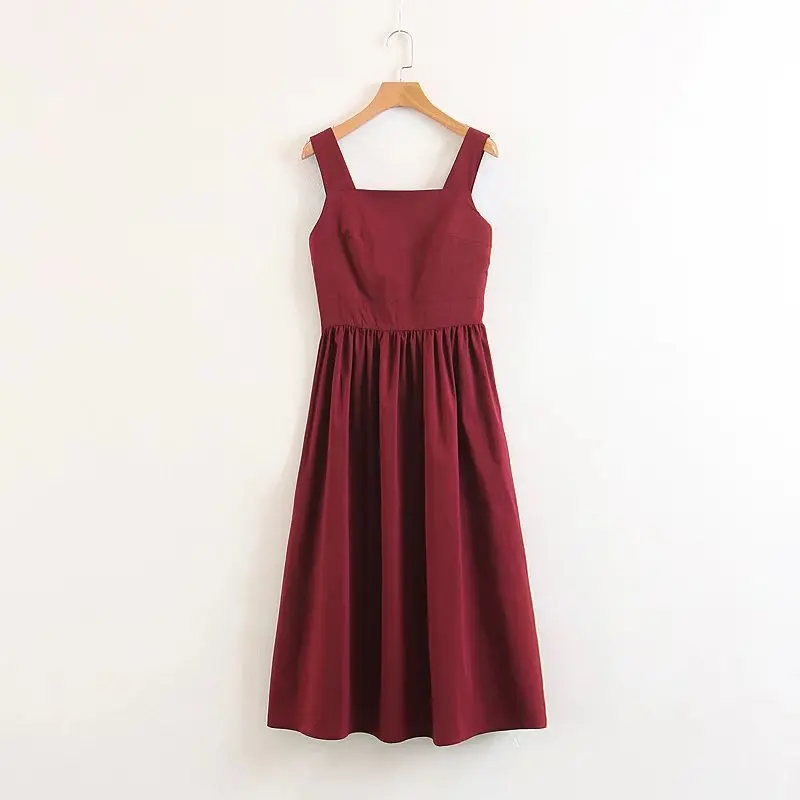 2018 Western Style Spring And Summer WOMEN'S Dress New Style Backless Mid-length Dress
2018 Western Style Spring And Summer WOMEN'S Dress New Style Backless Mid-length Dress