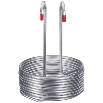 Stainless Steel Food Grade estic Beer Cooling Coil Household Brewing Invasive Beer Cooler
Stainless Steel Food Grade estic Beer Cooling Coil Household Brewing Invasive Beer Cooler