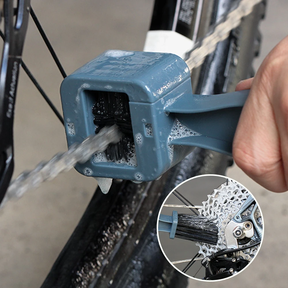 Plastic Motorcycle Bicycle Chain Clean Brush Gear Grunge Brush MTB Mountain Bike Machine Washer Brush Scrubber Cycling Clean Kit
Plastic Motorcycle Bicycle Chain Clean Brush Gear Grunge Brush MTB Mountain Bike Machine Washer Brush Scrubber Cycling Clean Kit