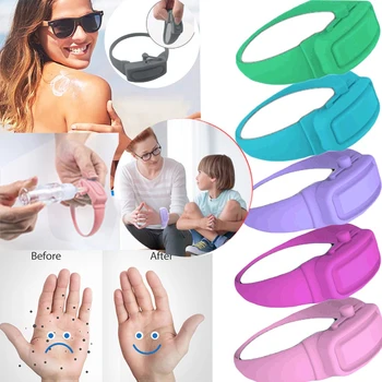 2pcs Sanitizer Refillable Bracelet Pumps Disinfectant Dispenser Bracelet Wristband Hand Sanitizer Dispensing Silicone Bracelet
2pcs Sanitizer Refillable Bracelet Pumps Disinfectant Dispenser Bracelet Wristband Hand Sanitizer Dispensing Silicone Bracelet