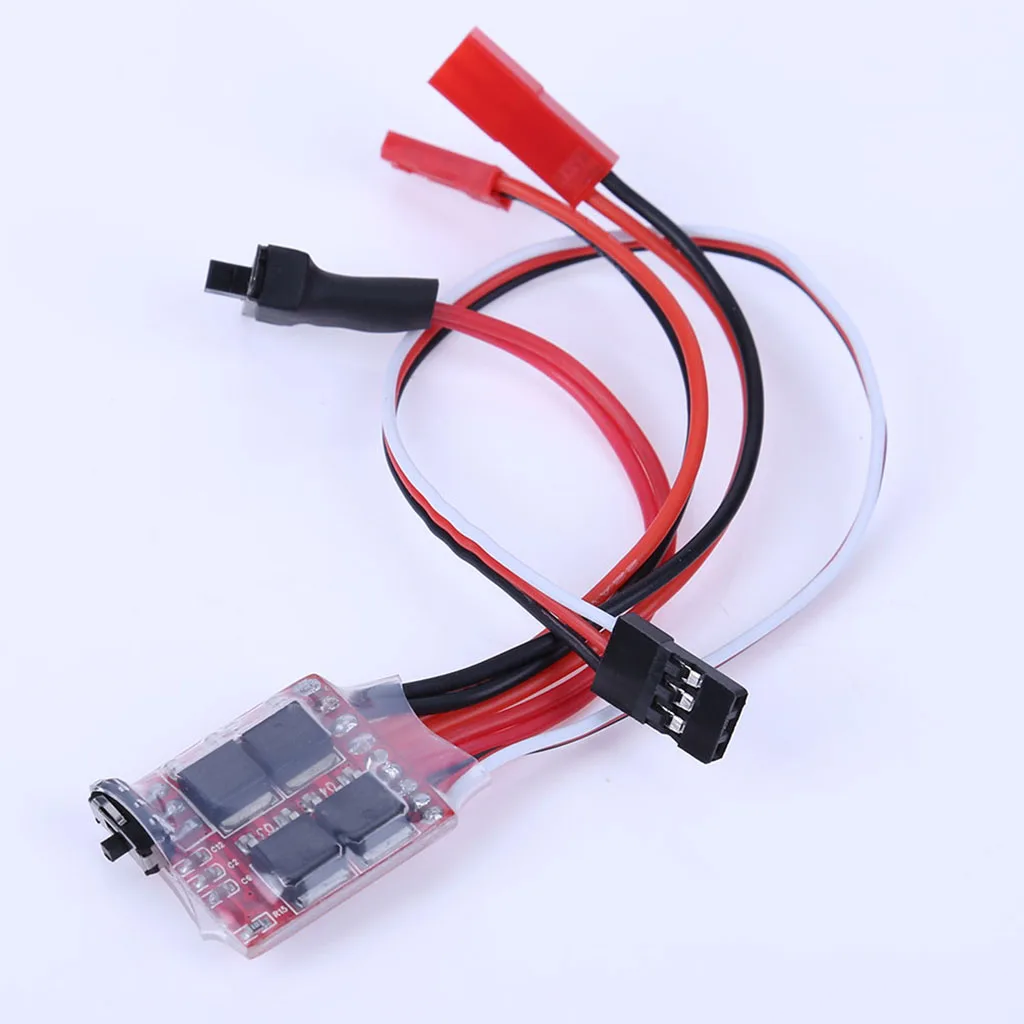 Brushed ESC 20A Li-Po 2S with Brake for RC Crawler Car Boat Tank, Can Work with 130/180/260/280/380 Brush Motor Brushed ESC 20A Li-Po 2S with Brake for RC Crawler Car Boat Tank, Can Work with 130/180/260/280/380 Brush Motor