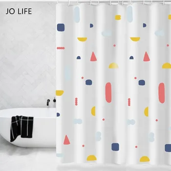 JO LIFE Nordic Shower Curtain Geometric Color Block Bath Curtains Bathroom For Bathtub Flower Simple Bathing Cover
JO LIFE Nordic Shower Curtain Geometric Color Block Bath Curtains Bathroom For Bathtub Flower Simple Bathing Cover