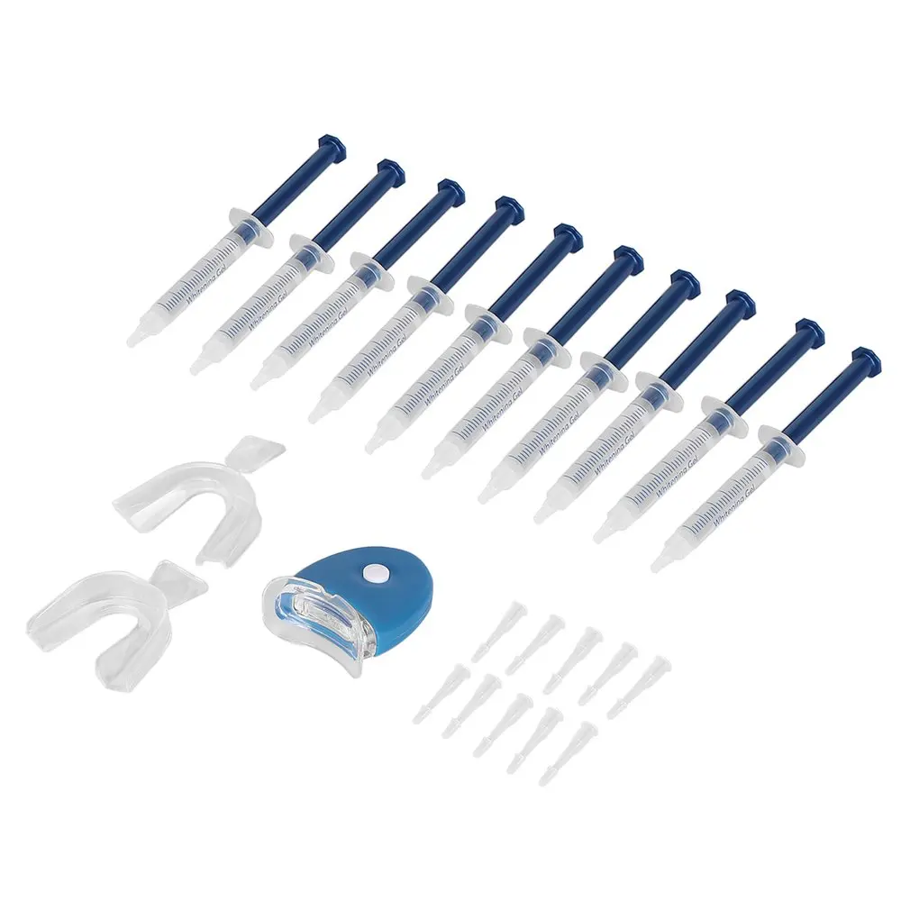 Professional Portable Dental Equipment 10 Pieces White Tooth Teeth Whitening System Whitener Bleaching Kit Oral Gel Kit
Professional Portable Dental Equipment 10 Pieces White Tooth Teeth Whitening System Whitener Bleaching Kit Oral Gel Kit