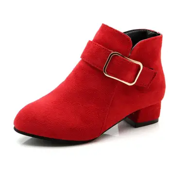 Girls Fashion Boots Leather Sport Shoes For Children Mid Heel Warm Boots Short Soft Bottom Princess Snow Boots Kids Sneakers
Girls Fashion Boots Leather Sport Shoes For Children Mid Heel Warm Boots Short Soft Bottom Princess Snow Boots Kids Sneakers