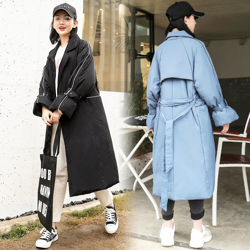 2018 Winter New Style Large Size Slim Fit Long over-the-Knee Solid Color Versatile Thick Fold-down Collar Cotton Coat Cold Prote
2018 Winter New Style Large Size Slim Fit Long over-the-Knee Solid Color Versatile Thick Fold-down Collar Cotton Coat Cold Prote