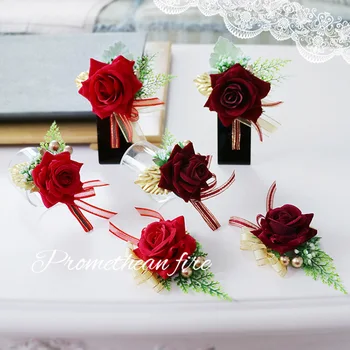 Flannel Rose Brooch Burgundy Red Festive... Our Bride and Groom jin hua Parents Guest Wedding
Flannel Rose Brooch Burgundy Red Festive... Our Bride and Groom jin hua Parents Guest Wedding