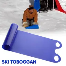Ski-Board Sled Skiing Plastic Adult Hdpe-Material Purple Thickened High-Quality