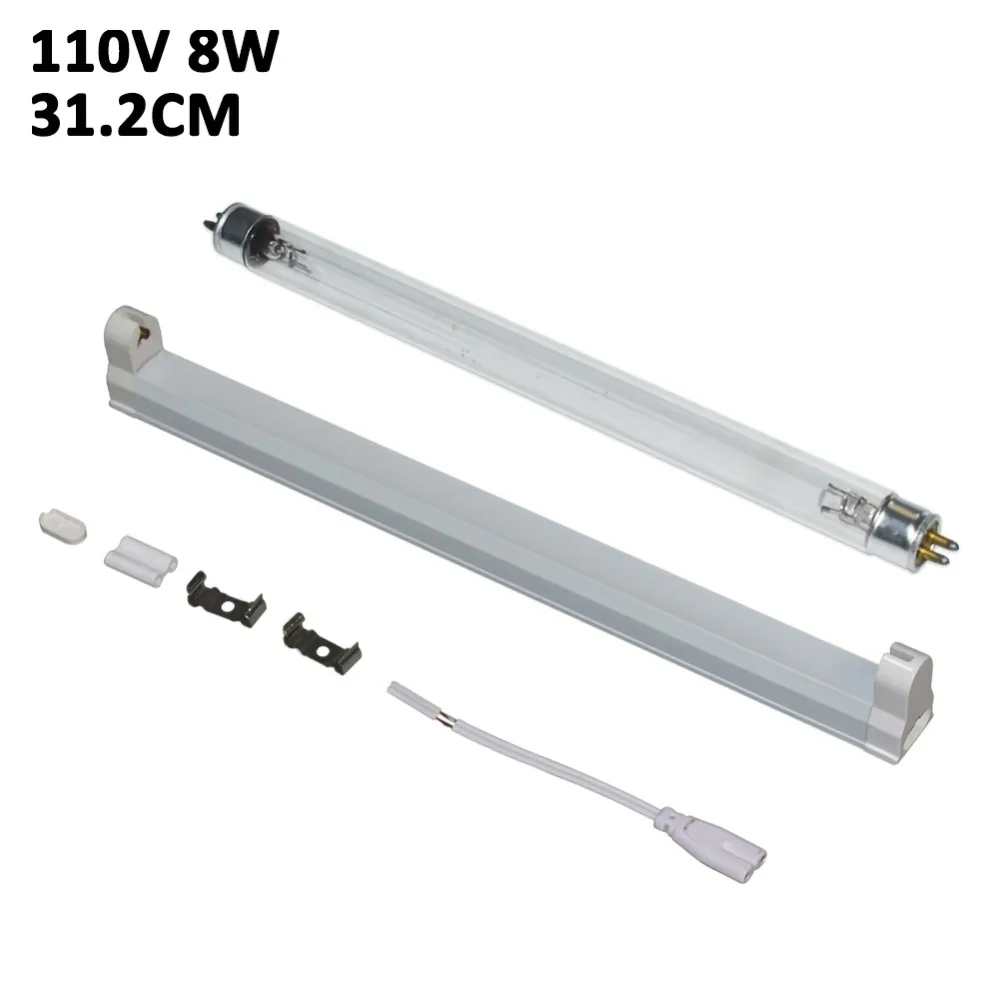 8W 6W Germicidal Light T5 Tube UVC Sterilizer Kill Dust Mite Eliminator UV quartz lamp For Bedroom /Hospital 8W 6W Germicidal Light T5 Tube UVC Sterilizer Kill Dust Mite Eliminator UV quartz lamp For Bedroom /Hospital