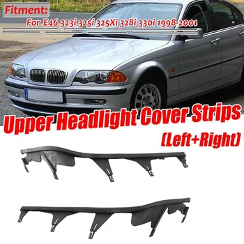 Car Front Upper Headlight Cover Strip Set Trims Headlight Sealing Strip Gasket for BMW E46 4Door 323I 325I 325Xi 328I 330I 1998-
Car Front Upper Headlight Cover Strip Set Trims Headlight Sealing Strip Gasket for BMW E46 4Door 323I 325I 325Xi 328I 330I 1998-