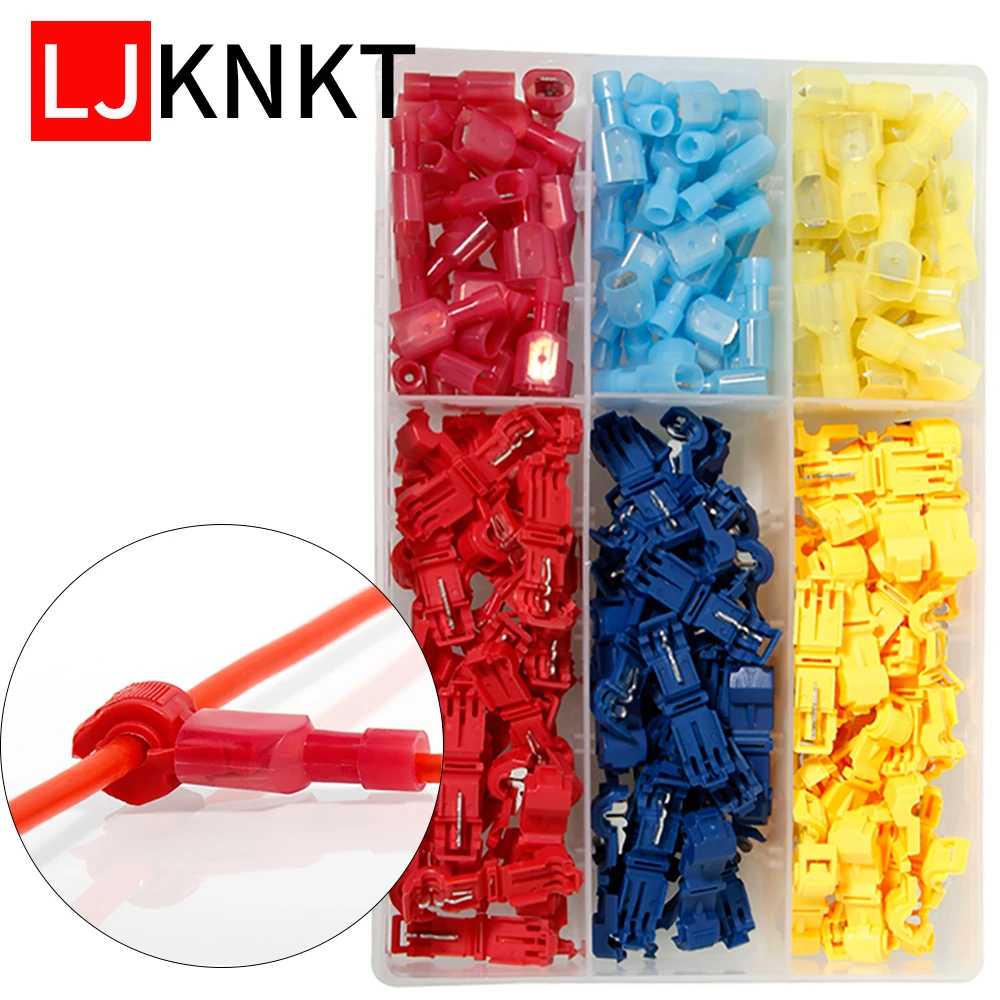 T-Tap Crimp Wire Cable Quick Without Breaking Connectors Terminals Waterproof Insulated Splice Snap Lock 180PCS Electrical kit
T-Tap Crimp Wire Cable Quick Without Breaking Connectors Terminals Waterproof Insulated Splice Snap Lock 180PCS Electrical kit